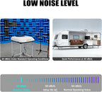 2026 New 12V Inverter RV Air Conditioner, Smart APP&Voice Control,10000 BTU 6-IN Low Profile Rooftop AC Unit for Off-Grid Campers, Vans, Trailers